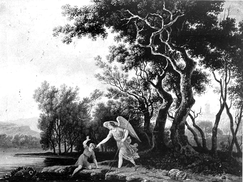 Tobia e l'Angelo - Palazzo Servanzi, Collio, San Severino Marche